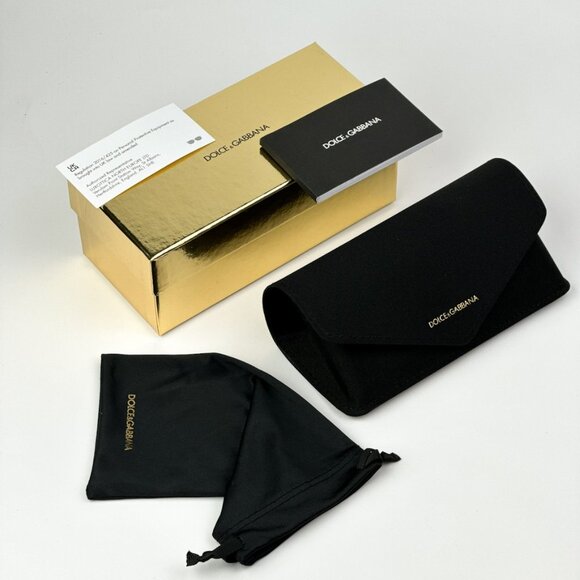 D&G DG4435 502/73 BRAND NEW Sunglasses Havana Dark Brown Cat Eye Women - Picture 12 of 14